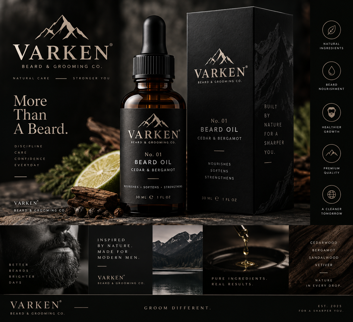 VARKEN No. 01 bottle and packaging concept